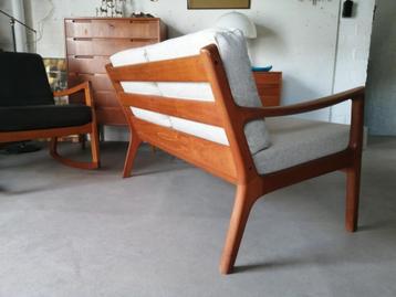 Senator Ole Wanscher Cado 2 zits bank, Cado Deens retro teak beschikbaar voor biedingen