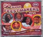 3CD-box 50 Super Feestmakers Vol. 2, Comme neuf, En néerlandais, Coffret, Enlèvement ou Envoi