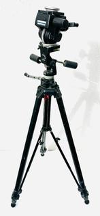 Manfrotto statief Profesional + 2 kogelgewrichten, Audio, Tv en Foto, Driepoot, Gebruikt, 175 cm of meer