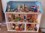 Groot playmobil huis met volledige inrichting, Ophalen of Verzenden, Gebruikt