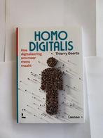 Homo Digitalis van Thierry Geerts zo goed als nieuw, Comme neuf, Sciences humaines et sociales, Thierry Geerts, Enlèvement ou Envoi