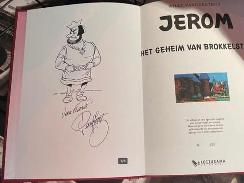 Jerom - Het geheim van Brokkelsteen Luxe HC + orig tekening, Boeken, Stripverhalen, Nieuw, Eén stripboek, Ophalen of Verzenden