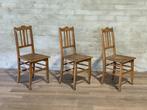 Oude cafe stoelen, boerenstoelen en schoolstoelen, Vijf, Zes of meer stoelen, Gebruikt, Landelijk, Ophalen of Verzenden