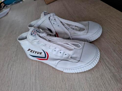 Feiyue Fe Lo Mid 1920, wit hoog maat 37, Sport en Fitness, Vechtsporten en Zelfverdediging, Zo goed als nieuw, Taekwondo, Vechtsportschoenen