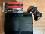 Ps3 Super Slim 500gb Met 5 games en een controller, Games en Spelcomputers, Spelcomputers | Sony PlayStation 3, Ophalen of Verzenden