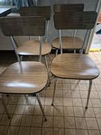 4 retro formica keukenstoelen, Huis en Inrichting, Stoelen, Ophalen, Gebruikt