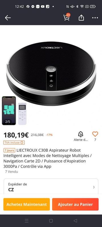 liectroux C30b. Stofzuiger. koop +-140 €, te koop 115 beschikbaar voor biedingen