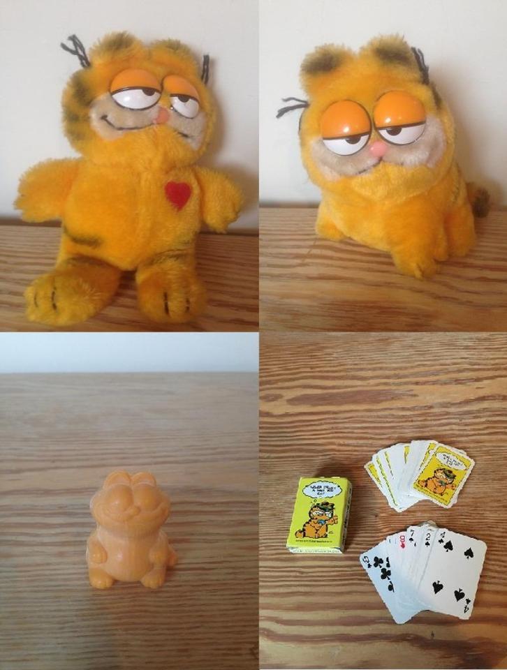 Lot Garfield (verzendkost inbegrepen in prijs), Kinderen en Baby's, Speelgoed | Knuffels en Pluche, Gebruikt, Poes, Verzenden