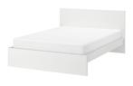 Bed 180/200 met lattenbodems, Huis en Inrichting, Ophalen, Gebruikt, Wit, 180 cm