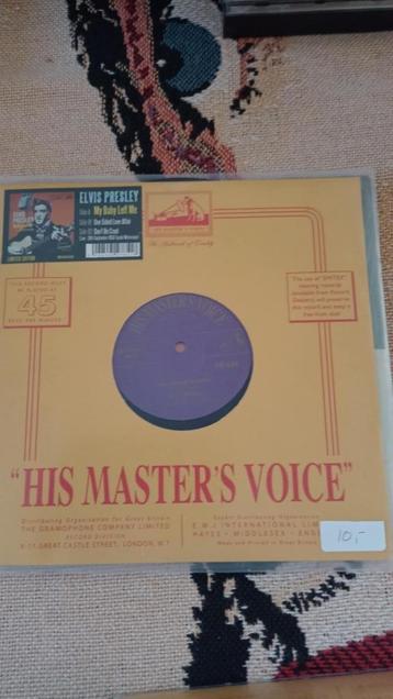 Elvis 10inch my baby left me van his masters voice.  beschikbaar voor biedingen