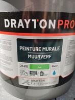 Peinture murale Drayton Pro 2x 25kg blanc mat, Doe-het-zelf en Bouw, Verf, Beits en Lak, Ophalen, Nieuw, Wit, Verf