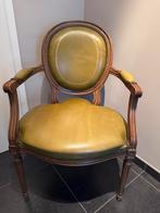 Set van 2 Franse Louis XVI fauteuils met lederen bekleding, Ophalen