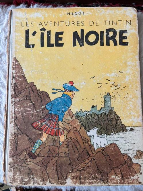 Eerste druk – Tintin: L’Île Noire / Première édition, Boeken, Stripverhalen, Gelezen, Ophalen of Verzenden