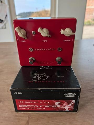 Joe Satriani vox satchurator distortion pedal, Enlèvement ou Envoi, Comme neuf