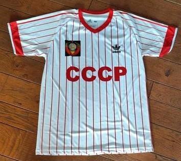 Vintage CCCP voetbalshirt (ex USSR), Adidas uit de jaren 80 beschikbaar voor biedingen