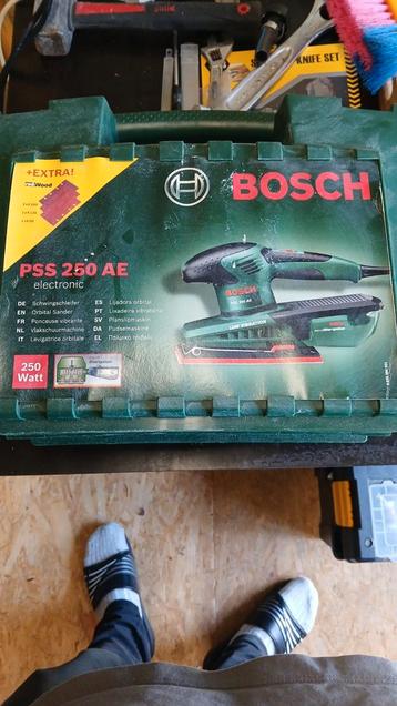 Bosch, Doe-het-zelf en Bouw, Ophalen of Verzenden, Zo goed als nieuw, Vlakschuurmachine