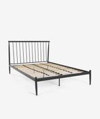 Bed van 160 cm - MADE(.)com, Ophalen, Gebruikt, Zwart, Tweepersoons