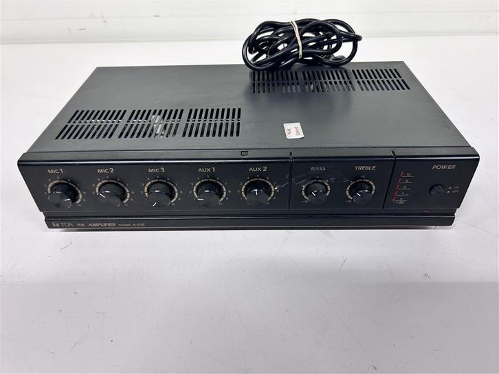 A6911. Toa PA Amplifier A-31E, Audio, Tv en Foto, Versterkers en Ontvangers, Gebruikt, Ophalen of Verzenden