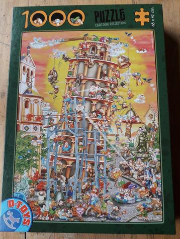 Puzzel D-Toys Cartoon Collection / 1000 stukjes, Enlèvement ou Envoi, 500 à 1500 pièces, Comme neuf, Puzzle