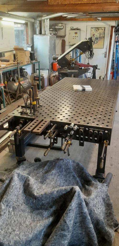 Lastafel siegmund 28mm professional 750 plasmagenitreerd, Doe-het-zelf en Bouw, Gereedschap | Lasapparaten, Zo goed als nieuw