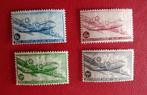 1946 België, Luchtpost, Douglas DC4 complete serie, postfris, Postzegels en Munten, Luchtvaart, Ophalen of Verzenden, Postfris