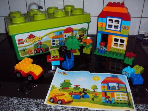 duplo , Groene box met autootje, raampjes, popje..., Enfants & Bébés, Jouets | Duplo & Lego, Duplo, Enlèvement ou Envoi
