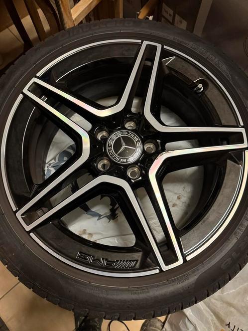 Nieuwe originele Mercedes AMG night pakket velgen, Auto-onderdelen, Banden en Velgen, Velg(en), Zomerbanden, 18 inch, 225 mm, Personenwagen