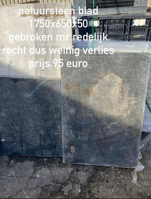 natuursteen werkblad, Tuin en Terras, Tegels en Klinkers, Zo goed als nieuw, Natuursteen, Ophalen