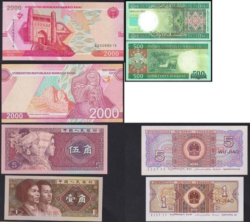 37 bankbiljetten UNC/FDC, Postzegels en Munten, Munten en Bankbiljetten | Verzamelingen, Bankbiljetten, Ophalen of Verzenden