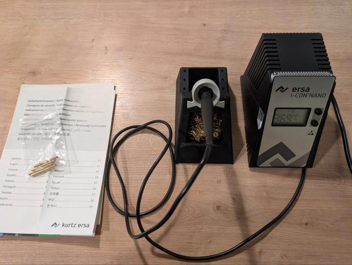 Fer à souder Ersa I-con Nano, Hobby & Loisirs créatifs, Composants électroniques, Comme neuf, Enlèvement ou Envoi