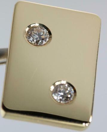 Gouden 18 kt massief hanger Diamanten 31,30 gram Certificaat beschikbaar voor biedingen