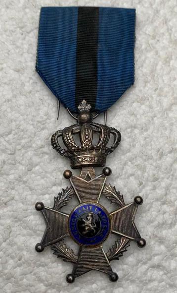 Medaille, Ridder in de Leopold-II Orde, 1-taal FR, ZG beschikbaar voor biedingen