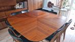vierkante eettafel voor 8 personen, Huis en Inrichting, Tafels | Eettafels, Ophalen, Gebruikt, 150 tot 200 cm, Vierkant