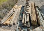 Betonnen platen en palen, Ophalen, Gebruikt, Palen