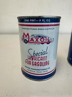 Anciens bidons d'huile Maxoil USA, Collections, Autres marques, Utilisé, Enlèvement ou Envoi, Autre