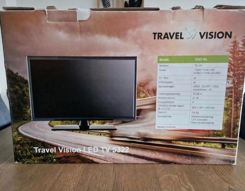 Travelvision TV + ingebouwde satelliet ontvanger en DVD ZGAN, Audio, Tv en Foto, Televisies, Zo goed als nieuw, LED, Ophalen