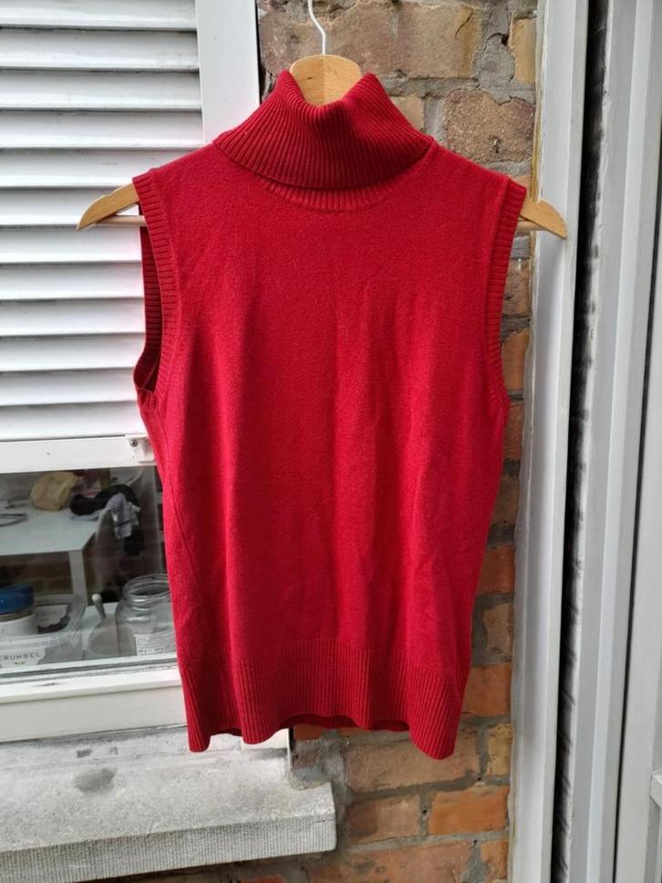 Rode dames zomertruitje met hoge col 'Zara'  maat MM, Kleding | Dames, Truien en Vesten, Gedragen, Maat 38/40 (M), Rood, Ophalen of Verzenden