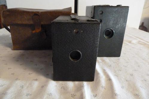 oude box camera's, Audio, Tv en Foto, Fotocamera's Analoog, Gebruikt, Kodak, Ophalen