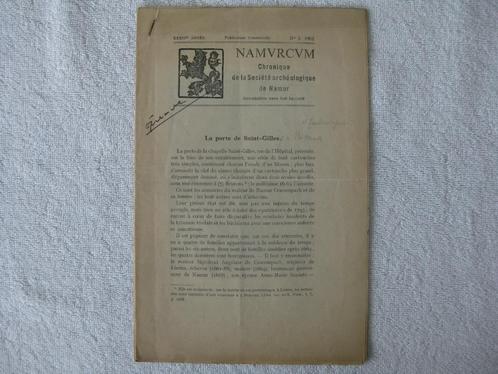 Namur Ville et Province – régional – Huart et Thirion - 1962, Livres, Histoire nationale, Utilisé, Enlèvement ou Envoi