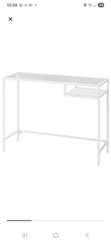 Ikea Vittsjo -Laptoptafel -Bureau, Enlèvement, Comme neuf, Bureau