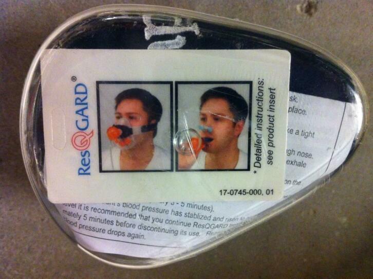 Res-Q-Gard beademingssetjes in verpakking, Diversen, Braces