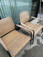 ULRIKSBERG Fauteuil, rotan/antraciet 2 stuks, Ophalen, Gebruikt, Eenpersoons, Rechte bank