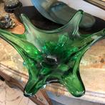 Groene murano fruitschaal, Antiek en Kunst, Ophalen of Verzenden
