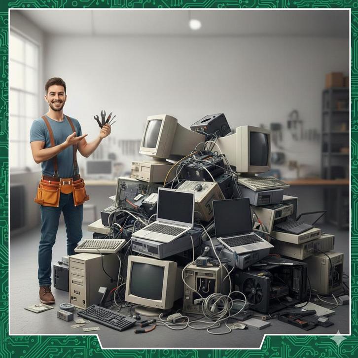 Ik doe je oude computers weg, Computers en Software, Desktop Pc's, Ophalen of Verzenden