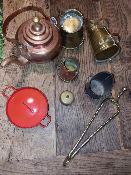 7 st. oude gebruiksvoorwerpen, begin 1900, Antiek en Kunst, Curiosa en Brocante, Ophalen of Verzenden