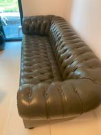 50 jaar oude chesterfield, Huis en Inrichting, Ophalen, Gebruikt, Driepersoons, Leer
