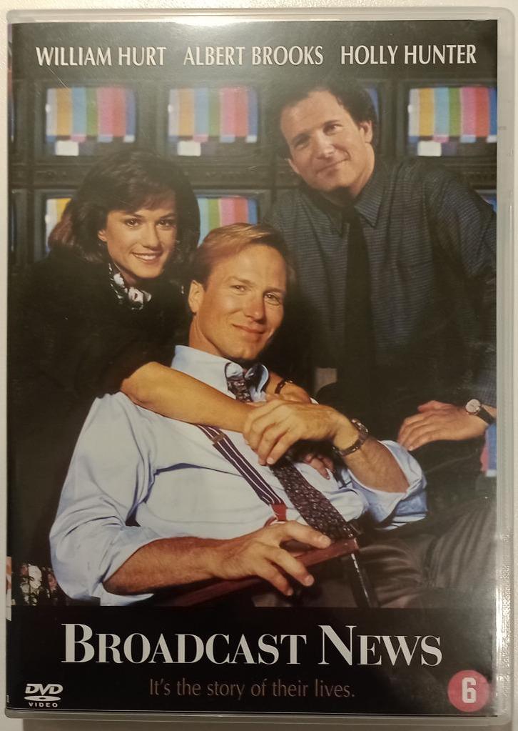 DVD - Broadcast News (1987) • William Hurt, Holly Hunter, Cd's en Dvd's, Dvd's | Komedie, Zo goed als nieuw, Romantische komedie