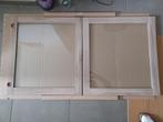Deuren Ikea vitrinekast, Huis en Inrichting, Ophalen, Zo goed als nieuw, Glas