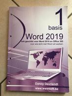 Word 2019 deel 1 basis, Nieuw, Ophalen of Verzenden, Hoger Onderwijs, Danny Devriendt
