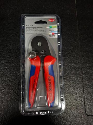 Knipex 975314SB Krimptang Adereindhulzen 0.08 tot 16 mm² beschikbaar voor biedingen